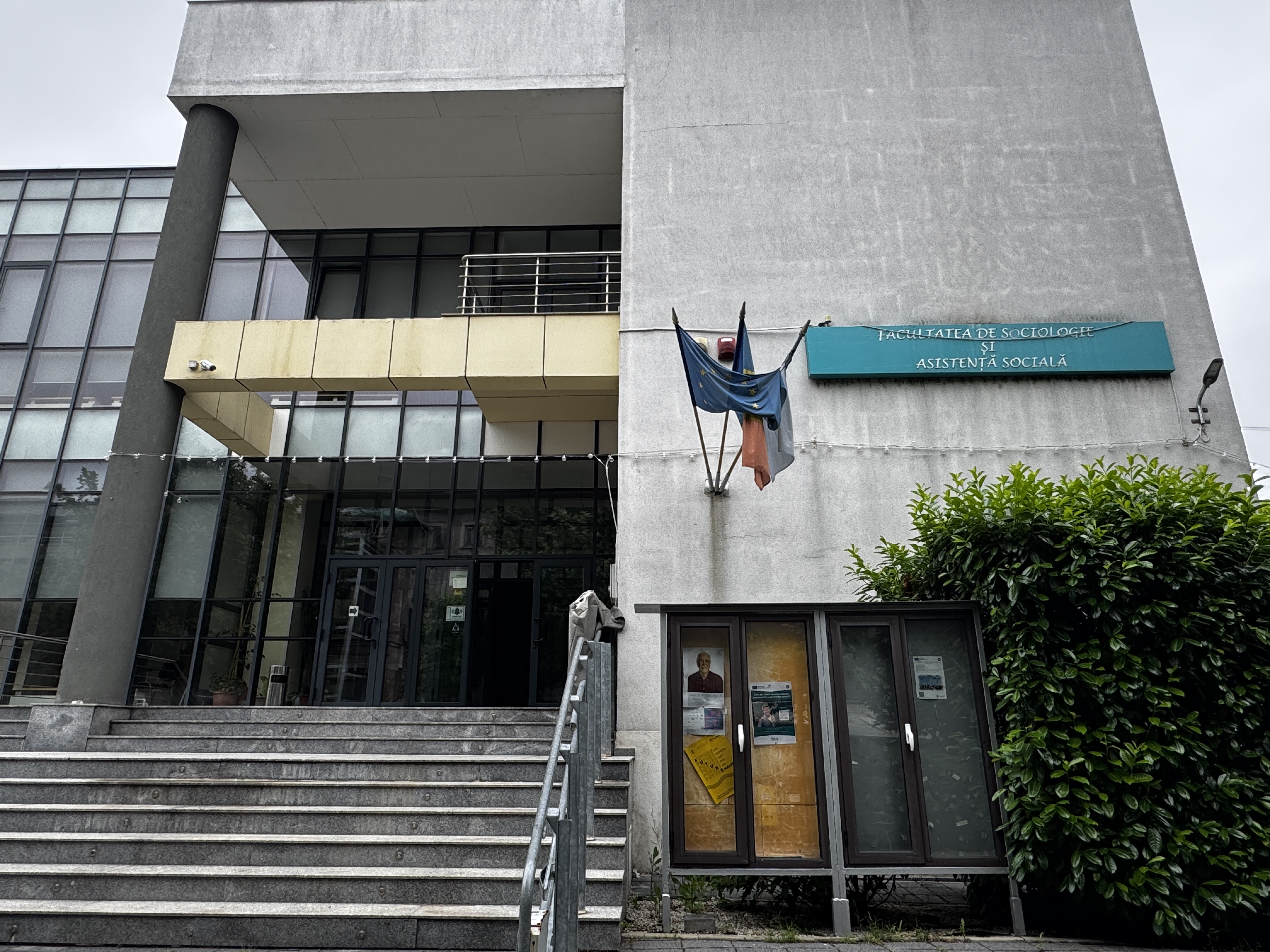 Entrance of the Faculty of Sociology and Social Work, University of Bucharest